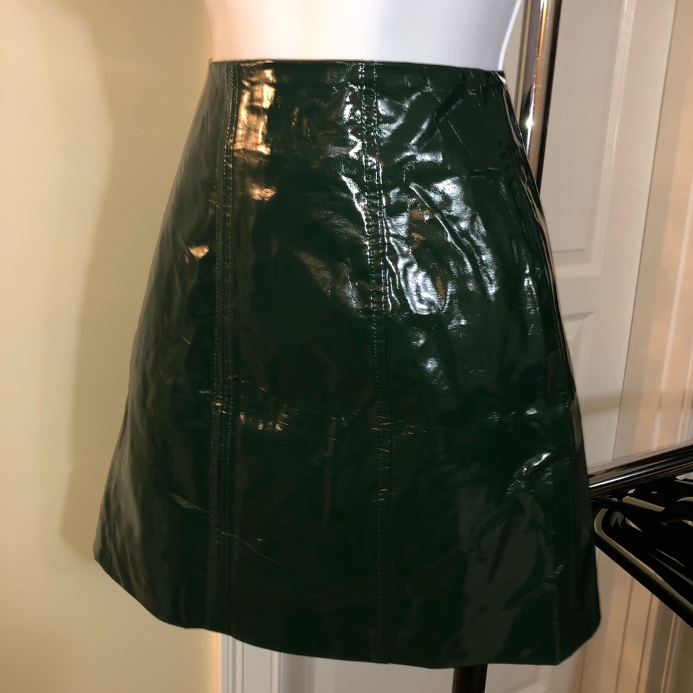 Leather skirt!